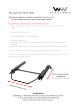 Seat rail help sheet