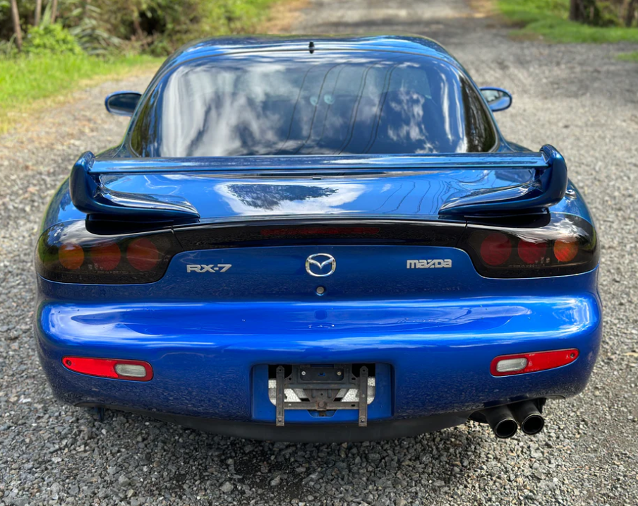Mazda RX7 FD3S Series 8 (99 Spec) rear wing - Innocent blue Mica ...