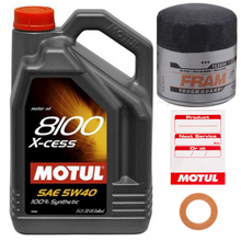 Toyota Supra 1986-92 A70 Motul Oil Service Kit