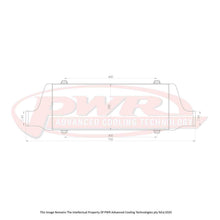 PWR Racer Series Intercooler 500x200x68