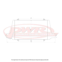PWR Racer Series Intercooler 500x300x68