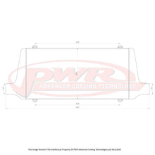 PWR Street Series Intercooler 600x300x68