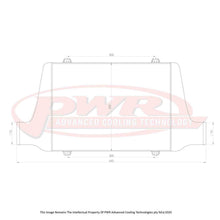 PWR Racer Series Intercooler 400x300x68