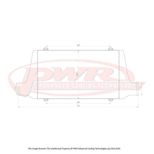 PWR Racer Series Intercooler 500x300x68