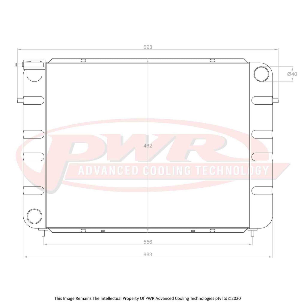 Holden Commodore VL (1986-1988) PWR Radiator – Whittle Works