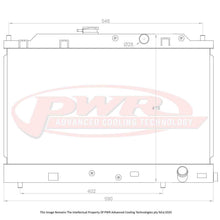 Honda CRX (1988-1991) PWR Radiator
