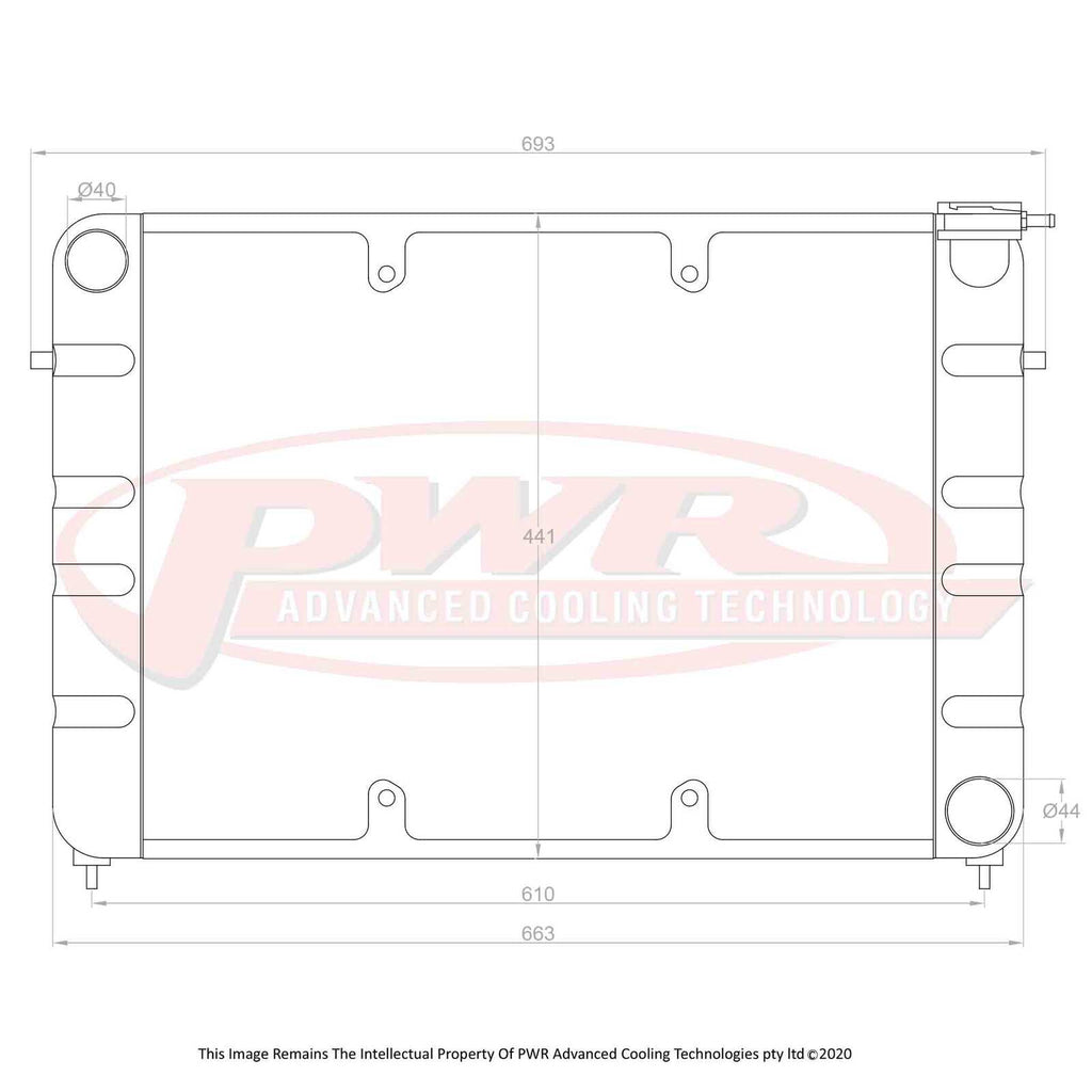 Holden Commodore VP VR VS (1991-2000) PWR Radiator – Whittle Works
