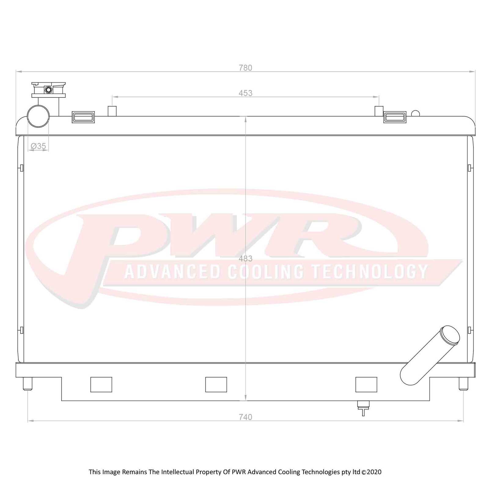Holden Commodore VE (2006-2013) PWR Radiator