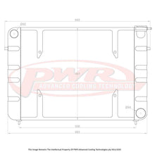 Holden Commodore VL (1986-1988) PWR Radiator