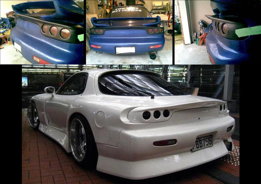 RE-Amemiya Style RX7 FD3S Rear light cover – Whittle Works